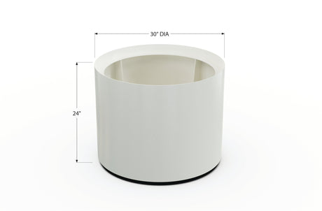 Aluminum Round Planter - Plantercraft