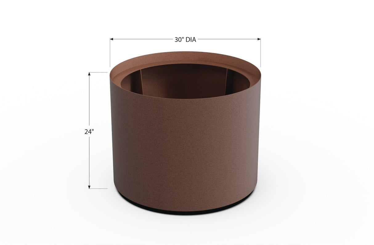 Aluminum Round Planter - Plantercraft