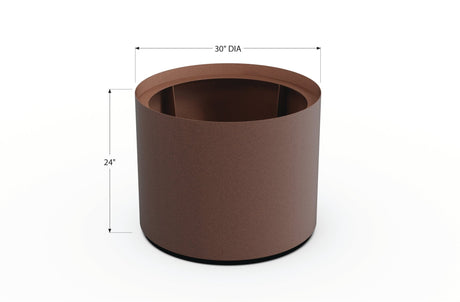 Aluminum Round Planter - Plantercraft