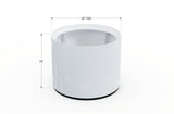 Aluminum Round Planter – 24" to 36" DIA