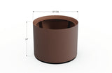 Aluminum Round Planter – 24" to 36" DIA