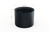 Aluminum Round Planter – 24" to 36" DIA