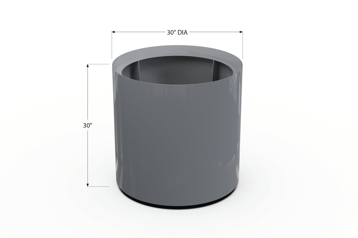 Aluminum Round Planter - Plantercraft