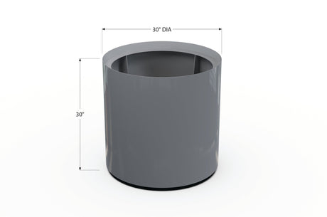 Aluminum Round Planter - Plantercraft