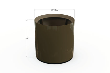 Aluminum Round Planter - Plantercraft