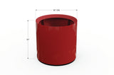 Aluminum Round Planter – 24" to 36" DIA