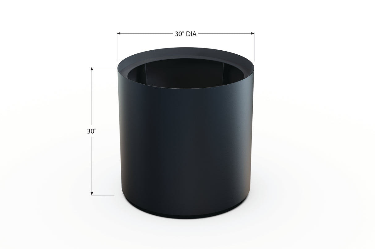 Aluminum Round Planter – 24" to 36" DIA