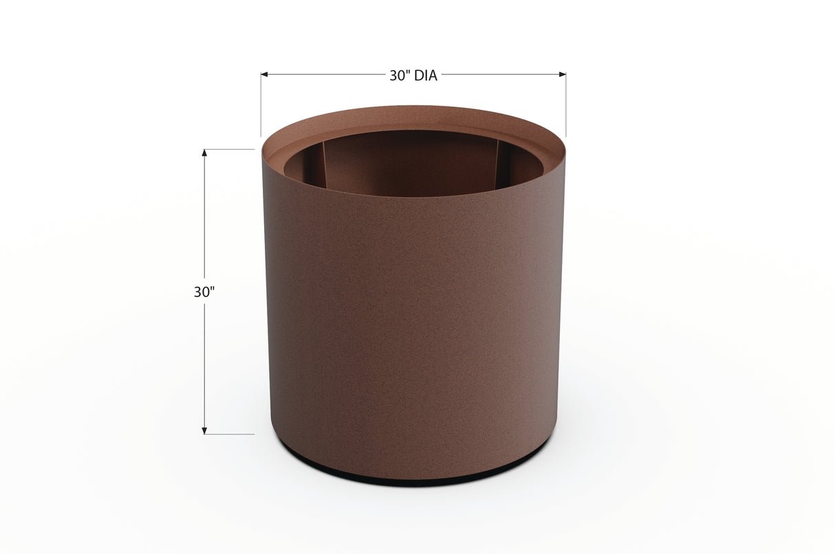 Aluminum Round Planter – 24" to 36" DIA