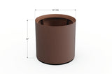 Aluminum Round Planter – 24" to 36" DIA