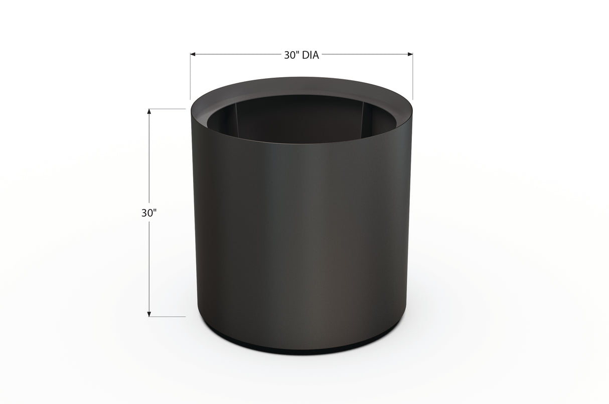 Aluminum Round Planter – 24" to 36" DIA