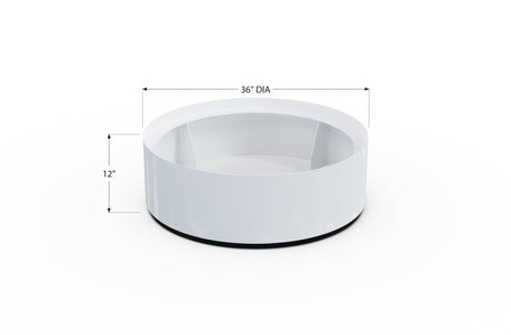 Aluminum Round Planter - Plantercraft
