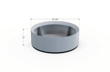 Aluminum Round Planter - Plantercraft