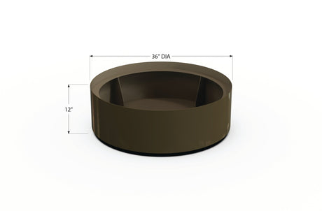 Aluminum Round Planter - Plantercraft