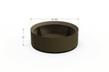 Aluminum Round Planter – 24" to 36" DIA