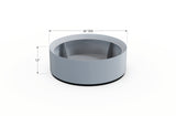 Aluminum Round Planter – 24" to 36" DIA