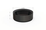 Aluminum Round Planter – 24" to 36" DIA