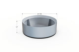 Aluminum Round Planter – 24" to 36" DIA