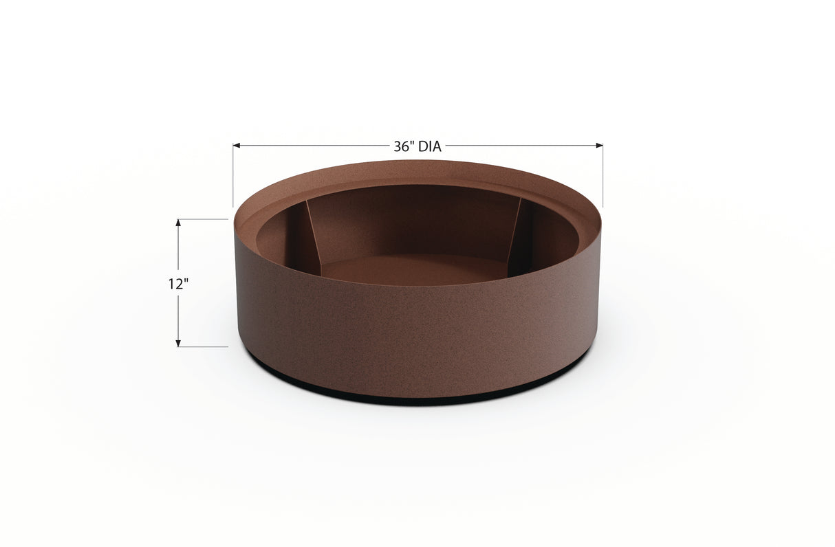 Aluminum Round Planter – 24" to 36" DIA