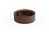 Aluminum Round Planter – 24" to 36" DIA
