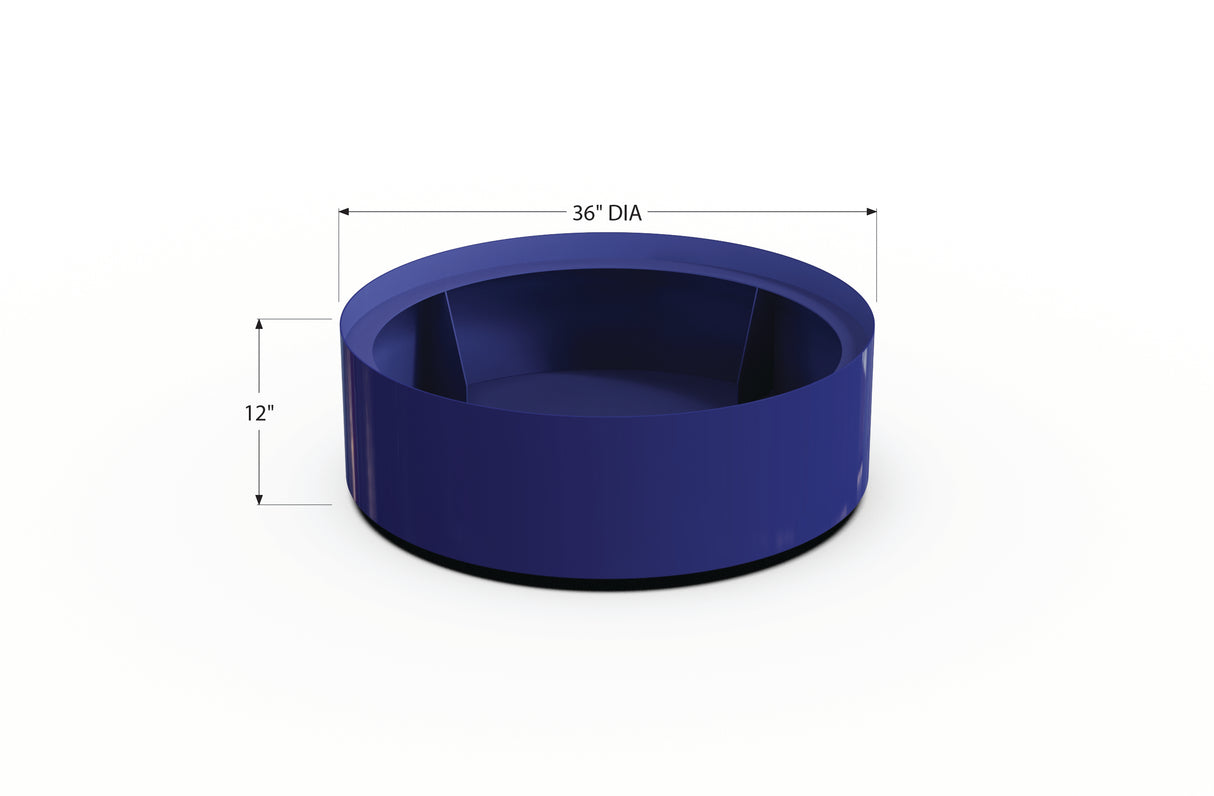 Aluminum Round Planter – 24" to 36" DIA