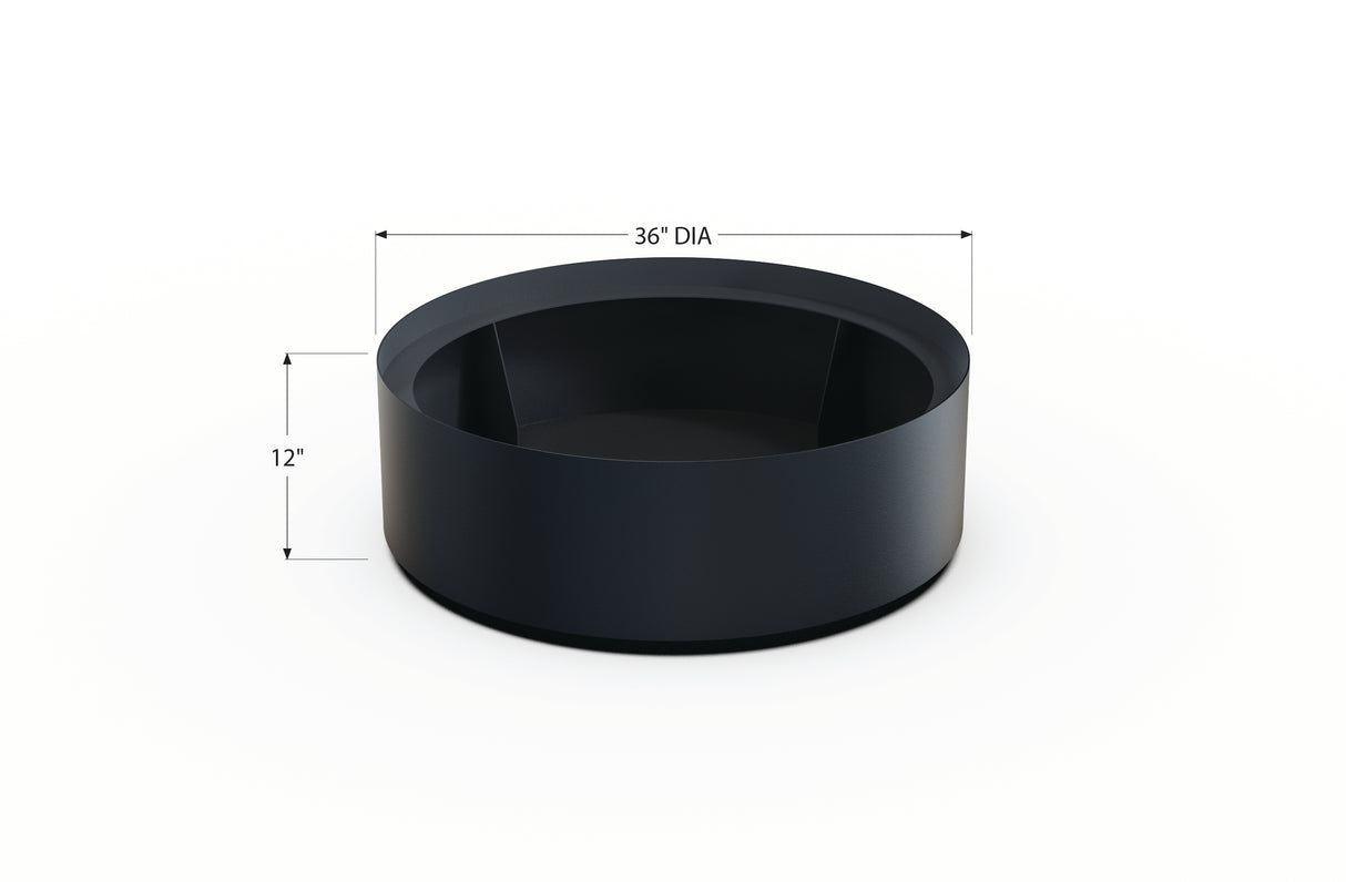 Aluminum Round Planter – 24" to 36" DIA