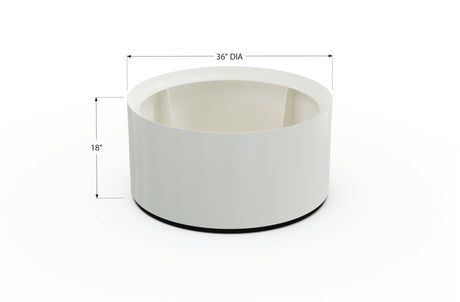 Aluminum Round Planter - Plantercraft