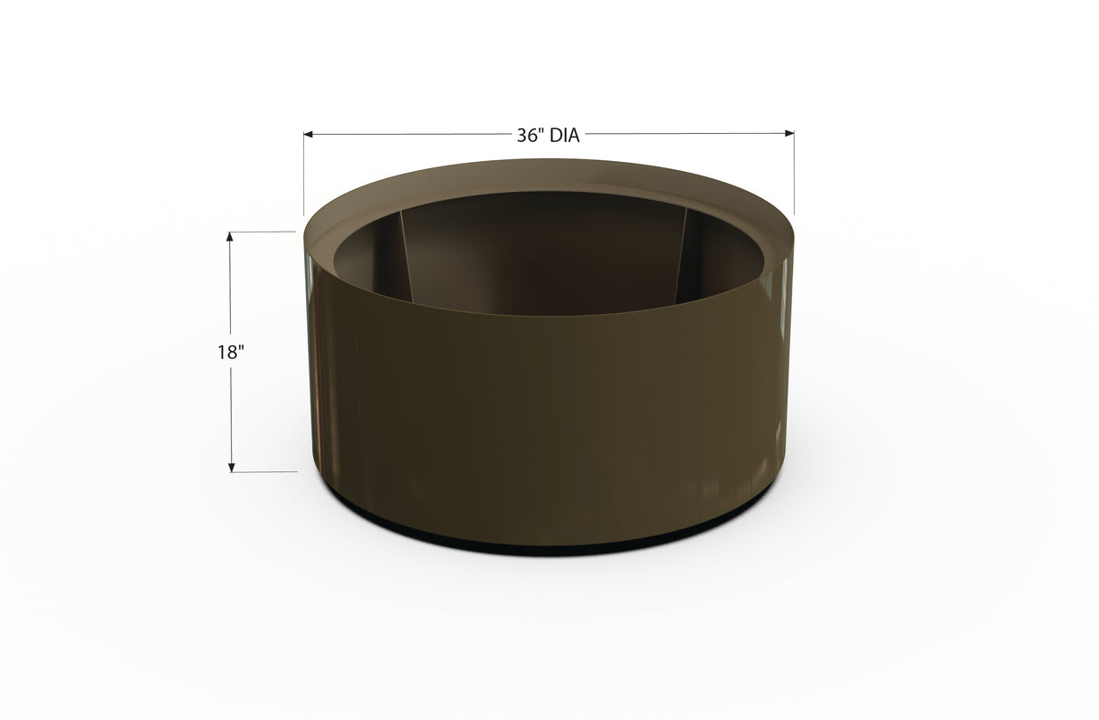 Aluminum Round Planter – 24" to 36" DIA
