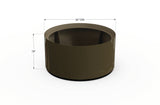 Aluminum Round Planter – 24" to 36" DIA