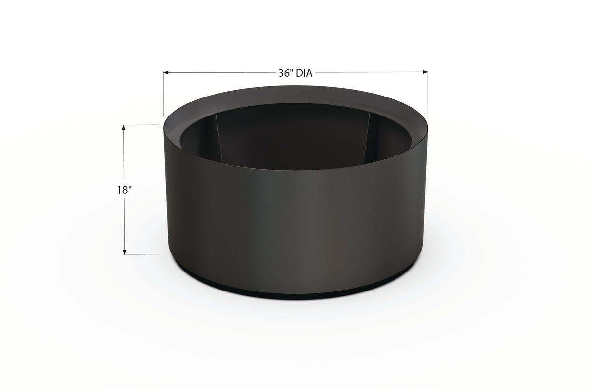 Aluminum Round Planter – 24" to 36" DIA