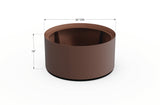 Aluminum Round Planter – 24" to 36" DIA