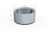 Aluminum Round Planter – 24" to 36" DIA