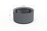 Aluminum Round Planter – 24" to 36" DIA