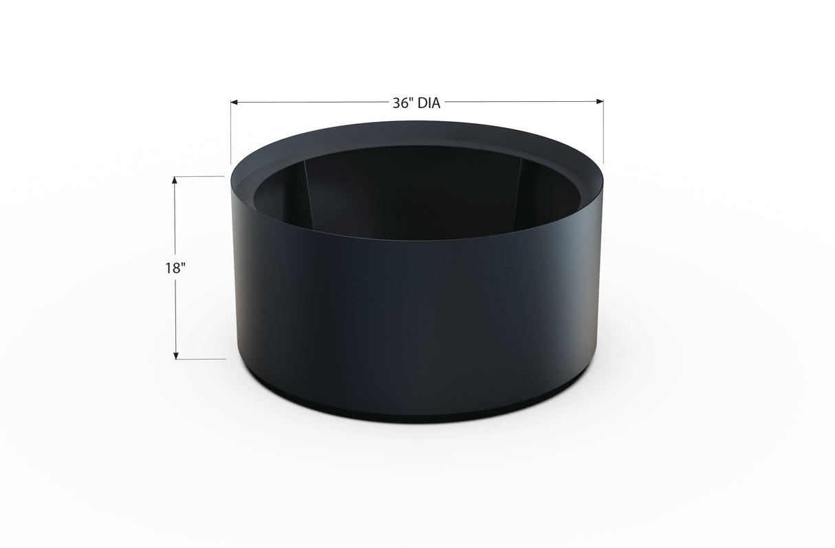 Aluminum Round Planter – 24" to 36" DIA