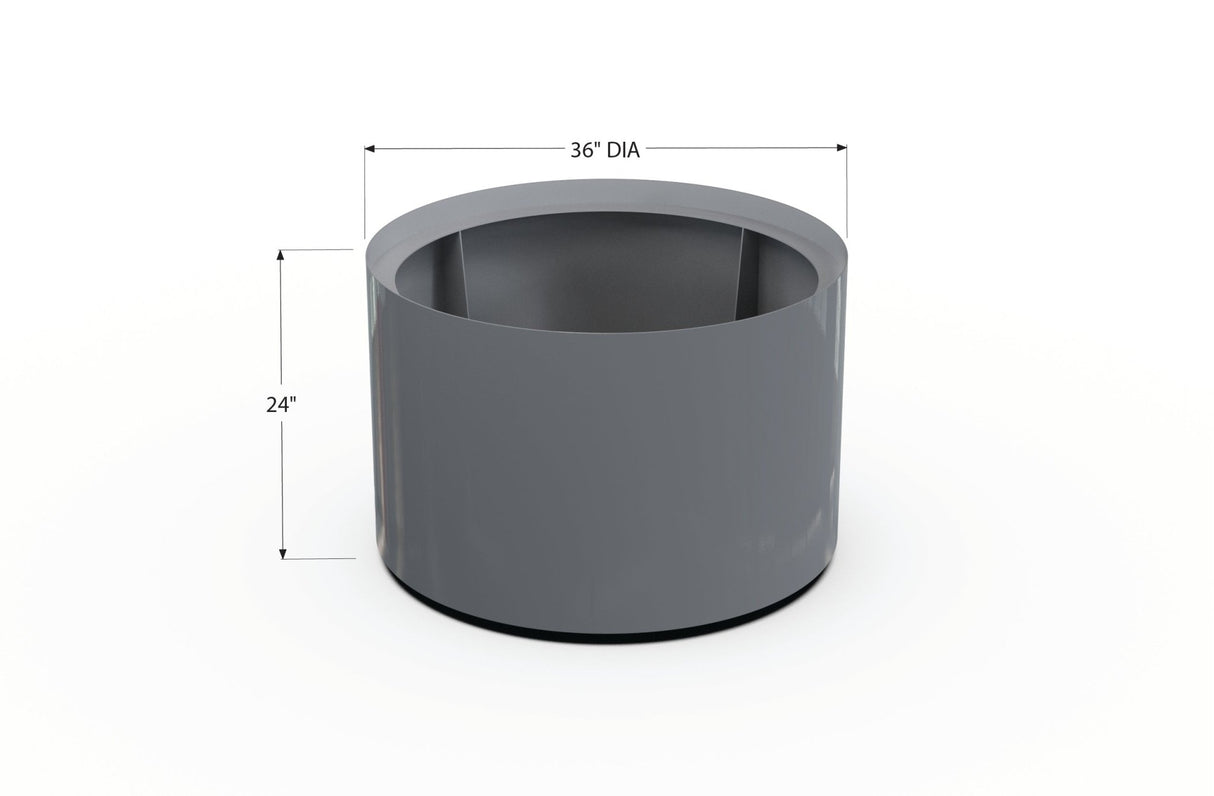 Aluminum Round Planter - Plantercraft