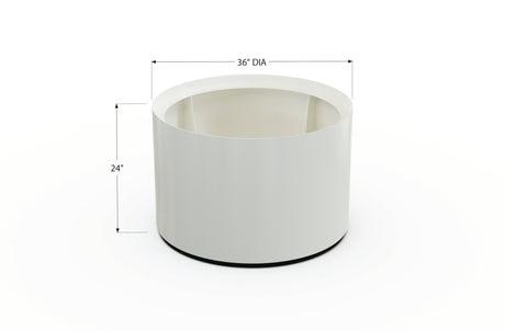 Aluminum Round Planter - Plantercraft