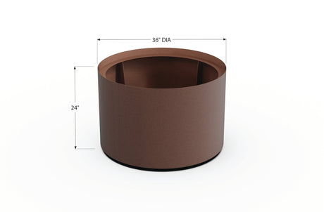 Aluminum Round Planter - Plantercraft