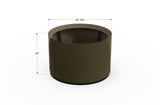 Aluminum Round Planter – 24" to 36" DIA