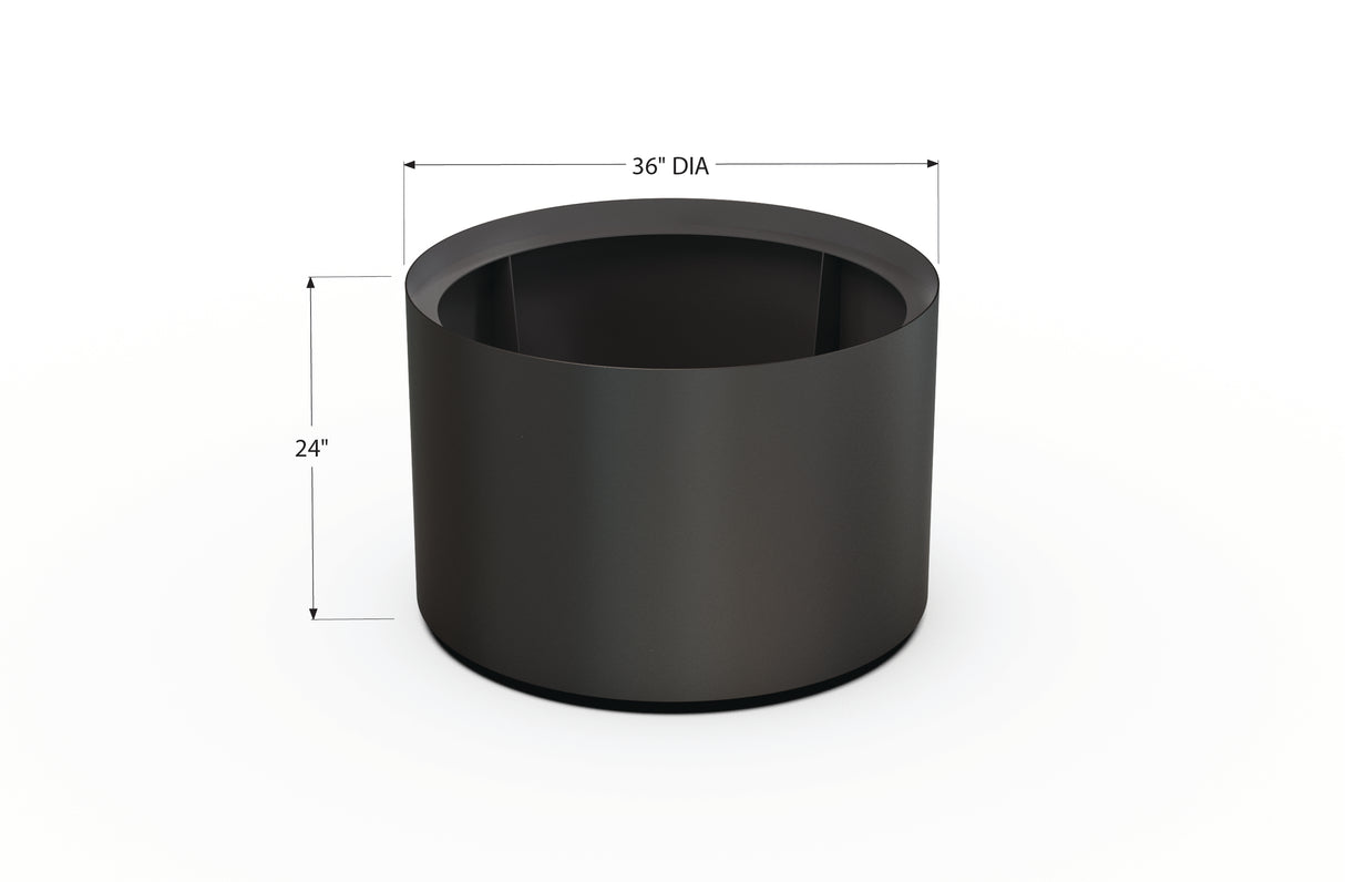 Aluminum Round Planter – 24" to 36" DIA