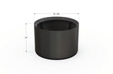 Aluminum Round Planter – 24" to 36" DIA