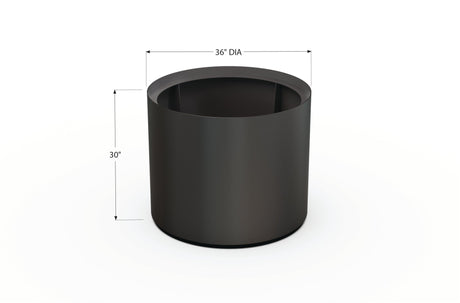 Aluminum Round Planter - Plantercraft