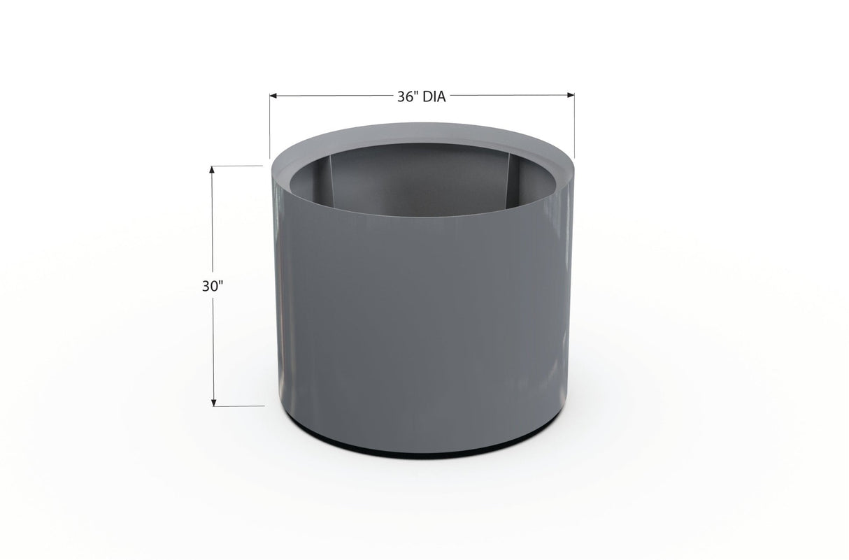 Aluminum Round Planter - Plantercraft