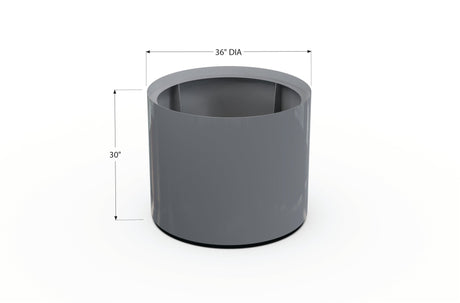 Aluminum Round Planter - Plantercraft