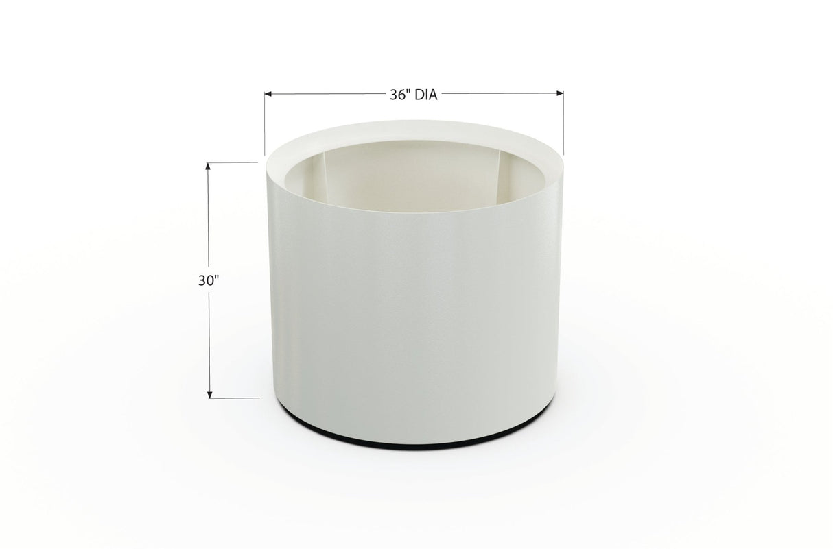 Aluminum Round Planter - Plantercraft