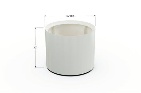 Aluminum Round Planter - Plantercraft
