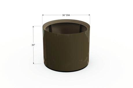 Aluminum Round Planter - Plantercraft