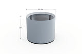 Aluminum Round Planter – 24" to 36" DIA
