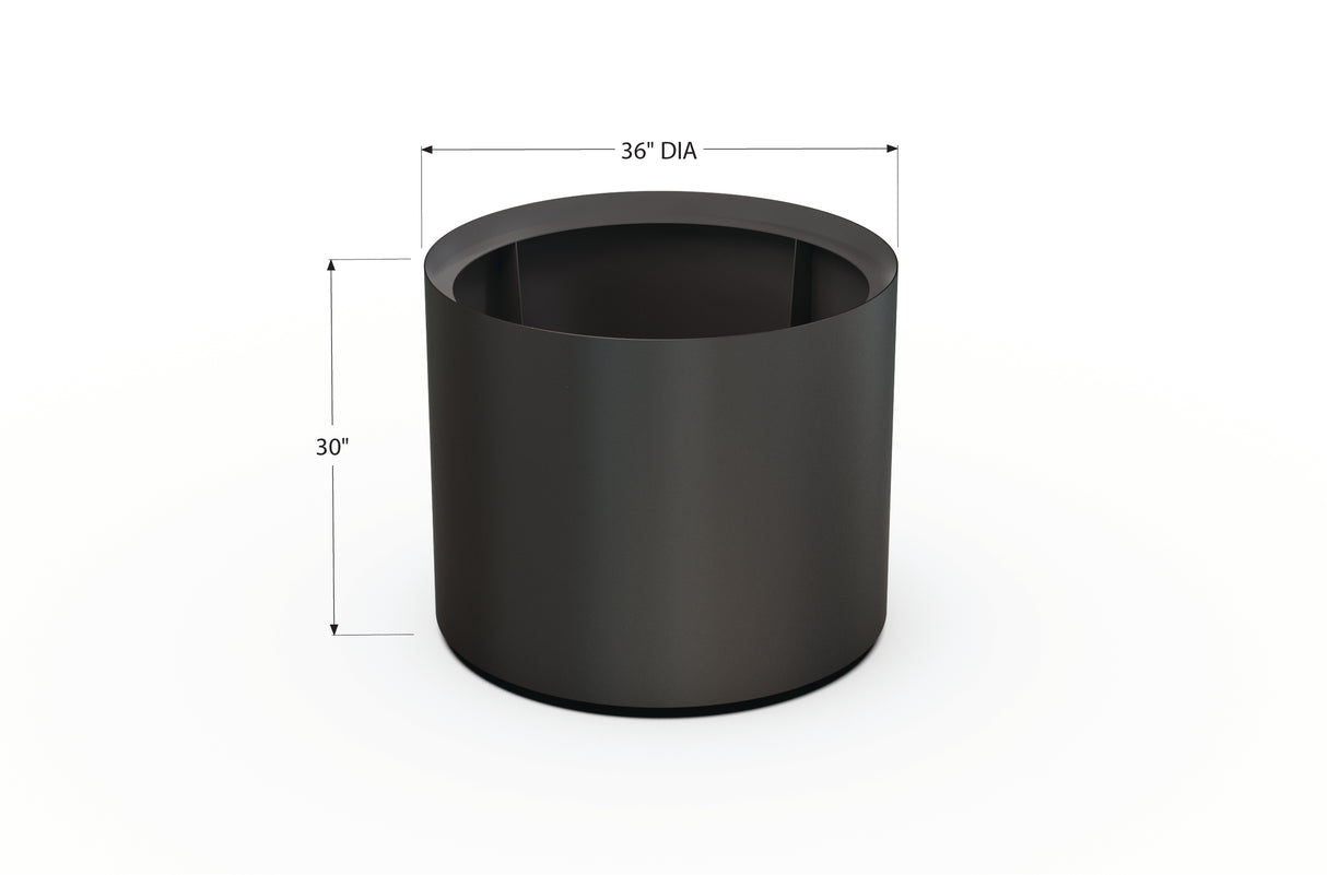 Aluminum Round Planter – 24" to 36" DIA