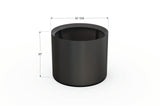 Aluminum Round Planter – 24" to 36" DIA