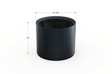 Aluminum Round Planter – 24" to 36" DIA