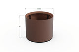 Aluminum Round Planter – 24" to 36" DIA